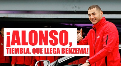 Benzema a todo gas por la M-40