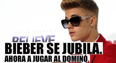 Justin Bieber se retira.